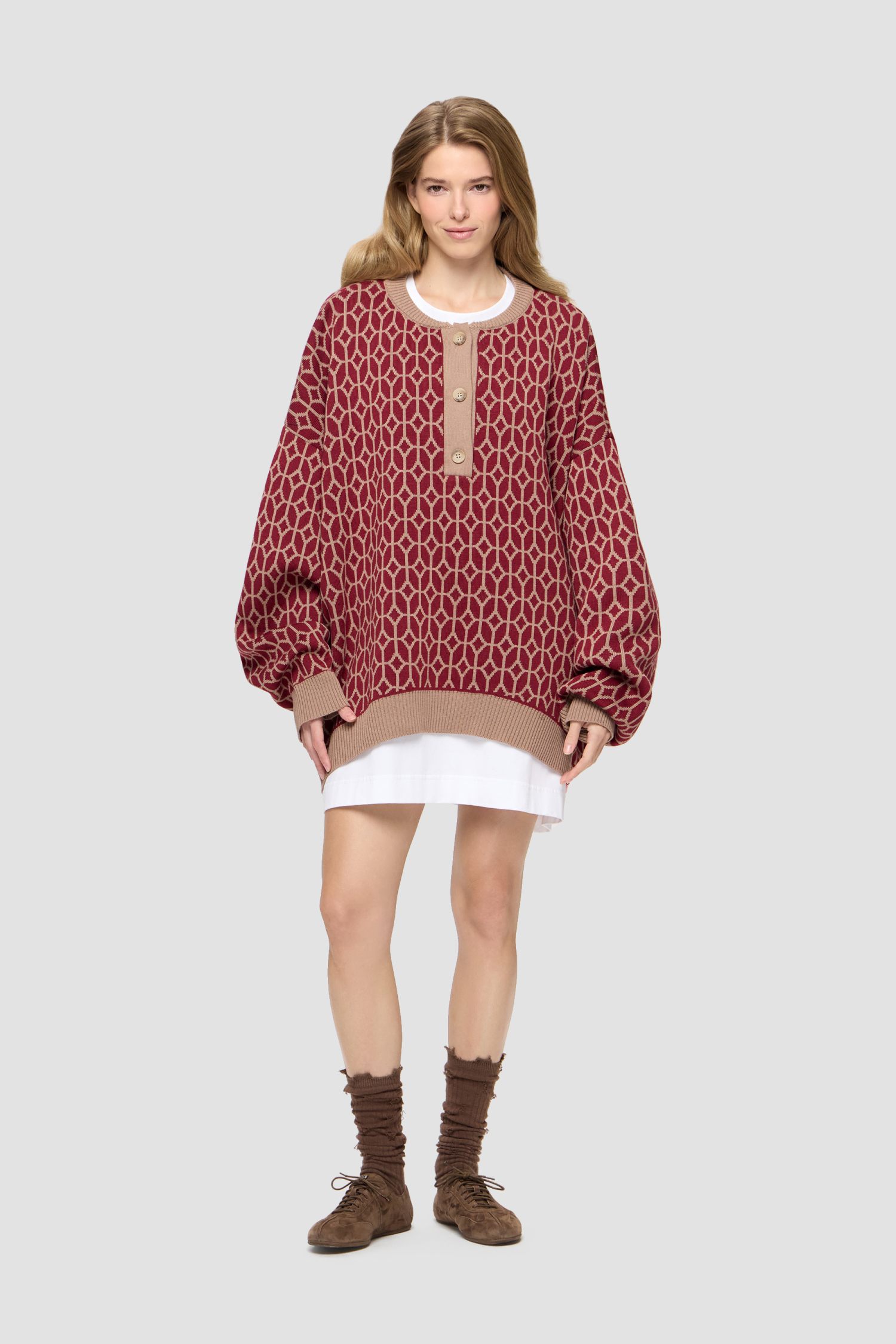 Картинка Поло трикотажное KNITTED POLO PATTERN NOIR от магазина