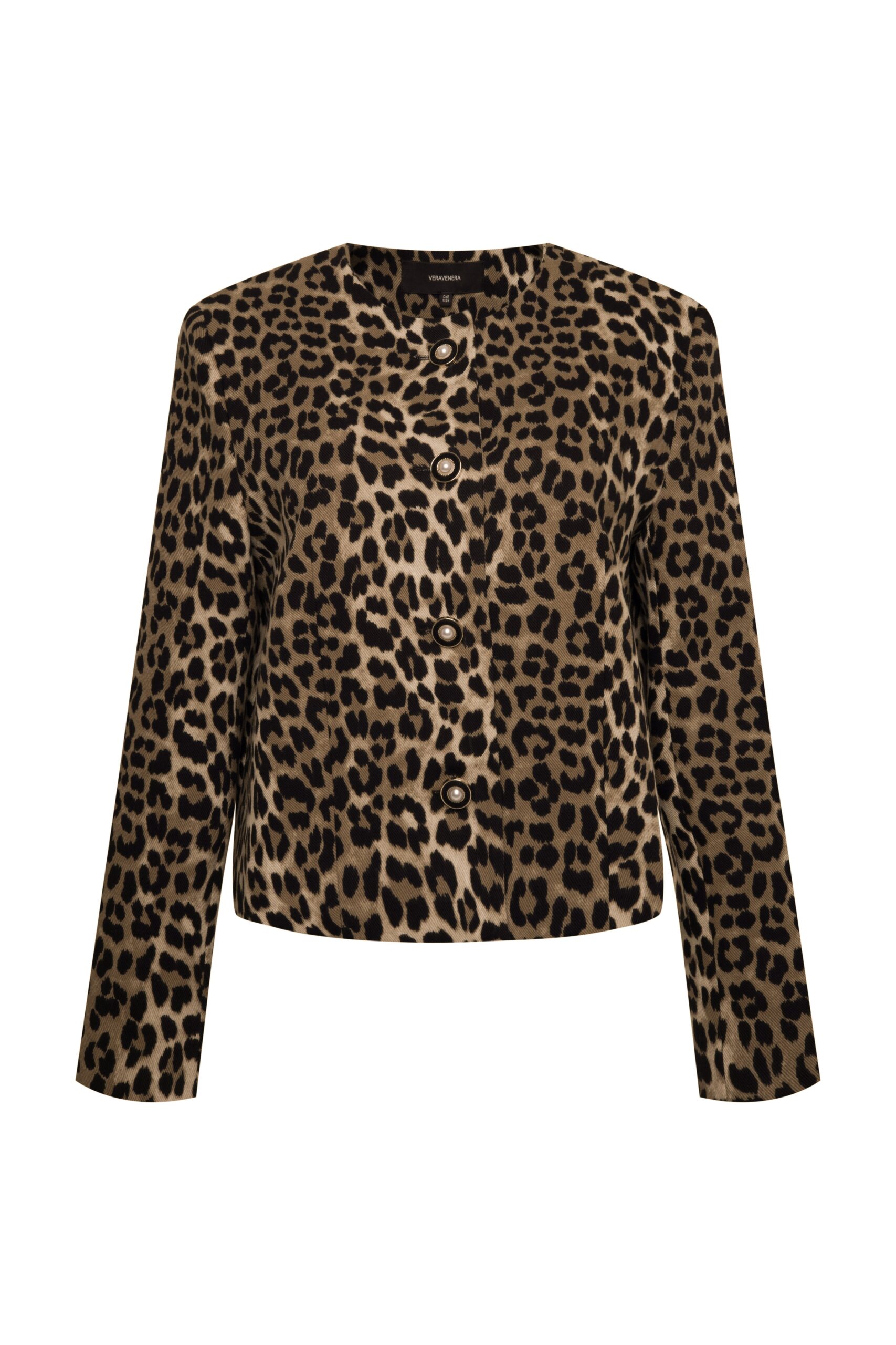 Картинка Укороченный жакет SAVAGE (леопардовый) от магазина