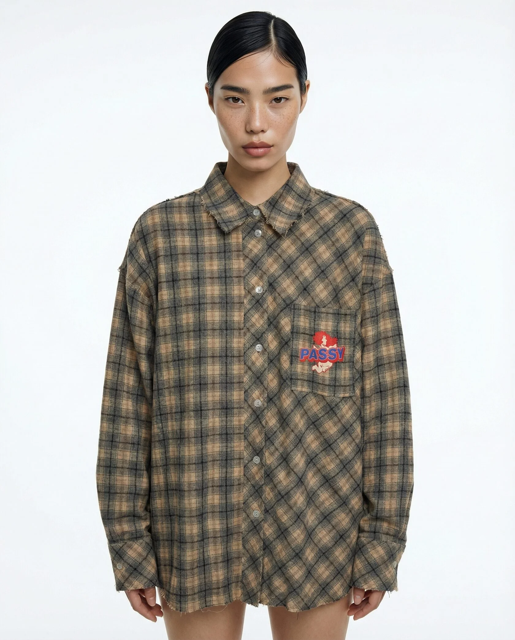 Картинка Рубашка в клетку heart от магазина