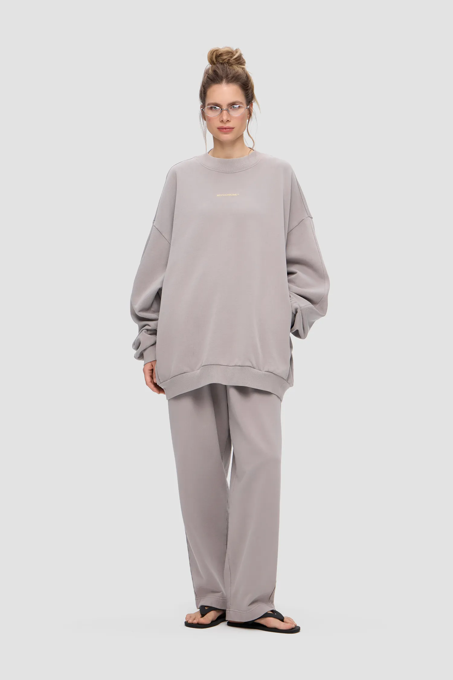 Картинка Свитшот SWEATSHIRT WASHED GREY от магазина