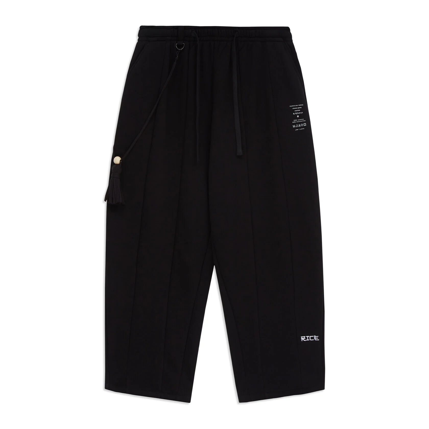 Картинка KINOMO PANTS OVERSIZE/BLACK от магазина