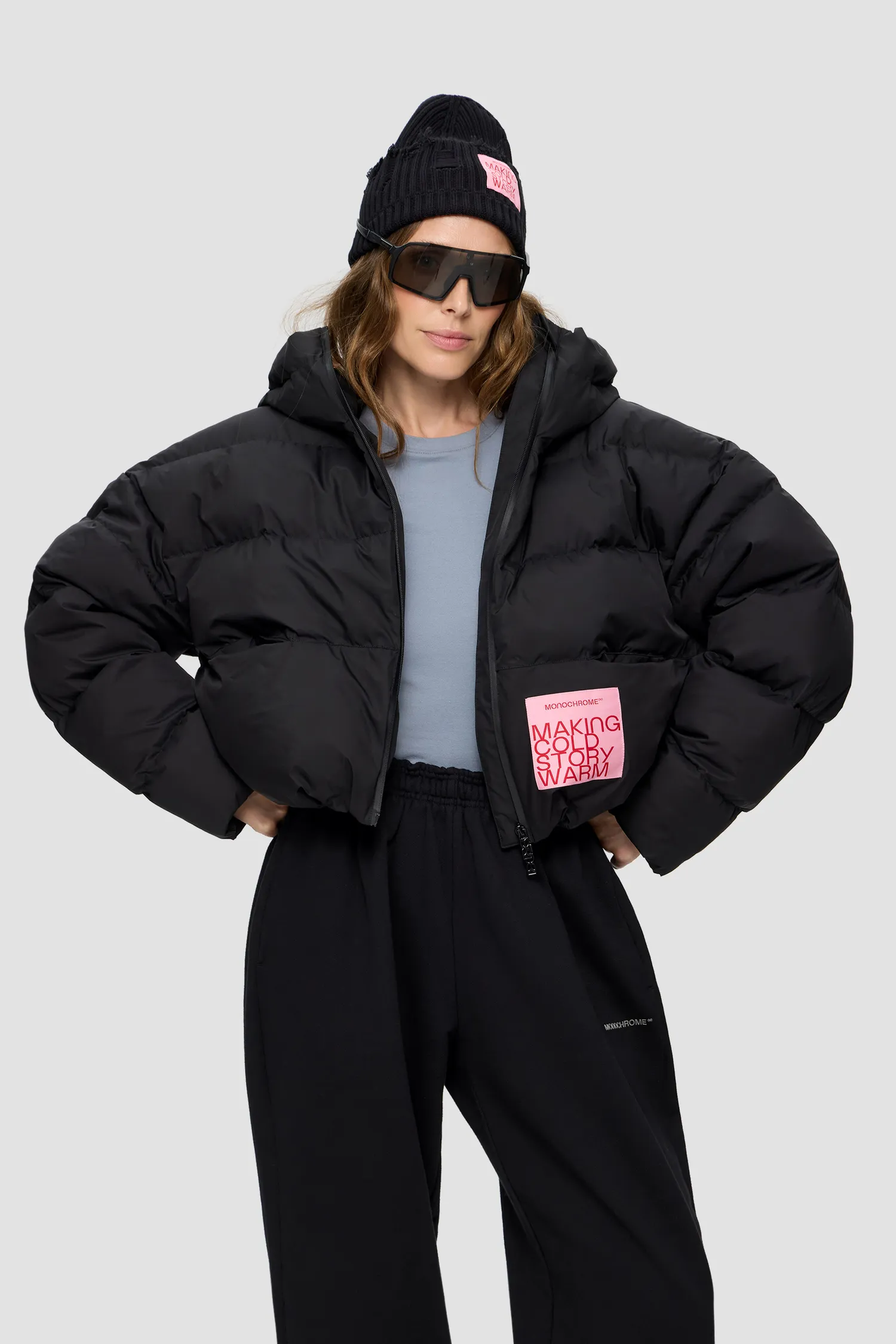 Картинка ПУХОВИК POOH SOLID BLACK от магазина