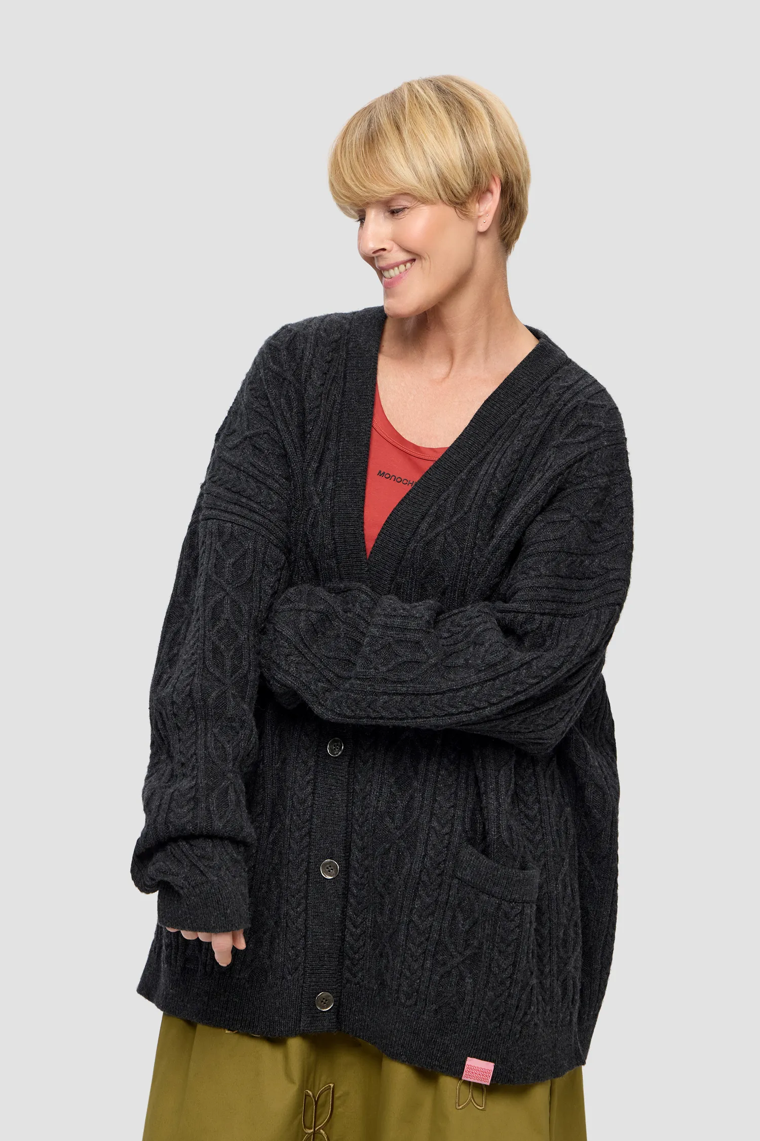 Картинка Кардиган CARDI VILLAGE GRAPHITE от магазина