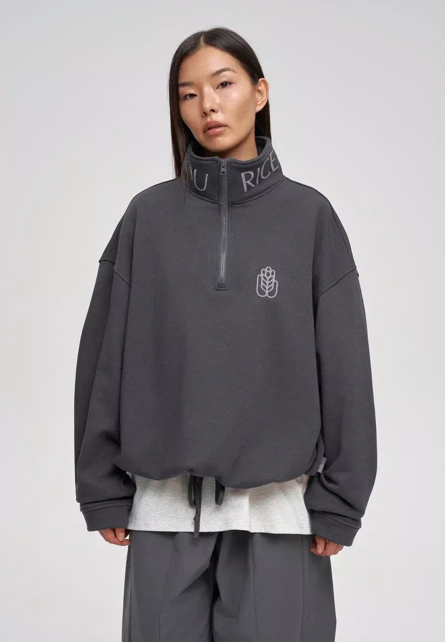 Картинка СВИТШОТ RICE HALF-ZIP от магазина
