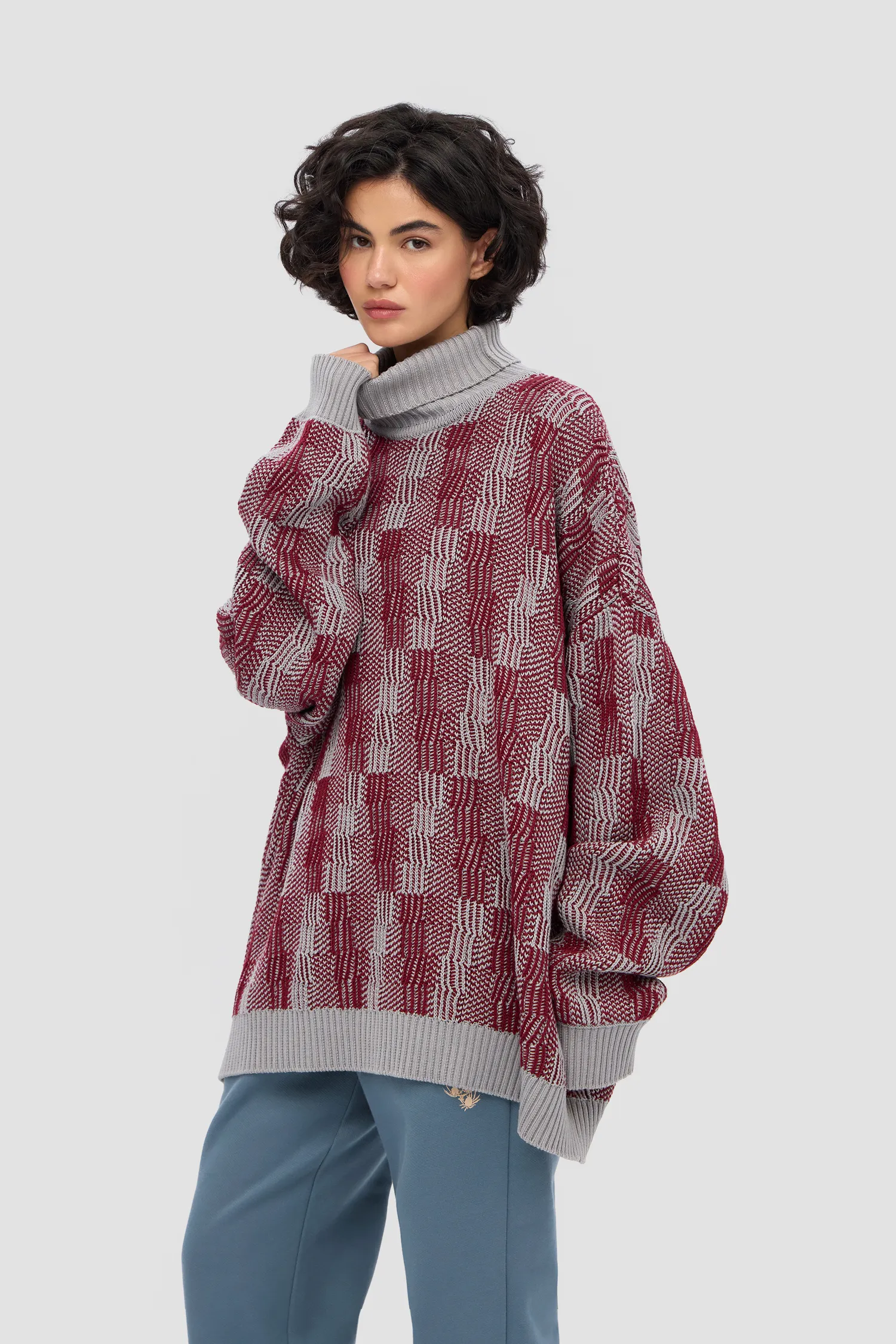 Картинка Свитер SWEATER VILLAGE CHESS от магазина