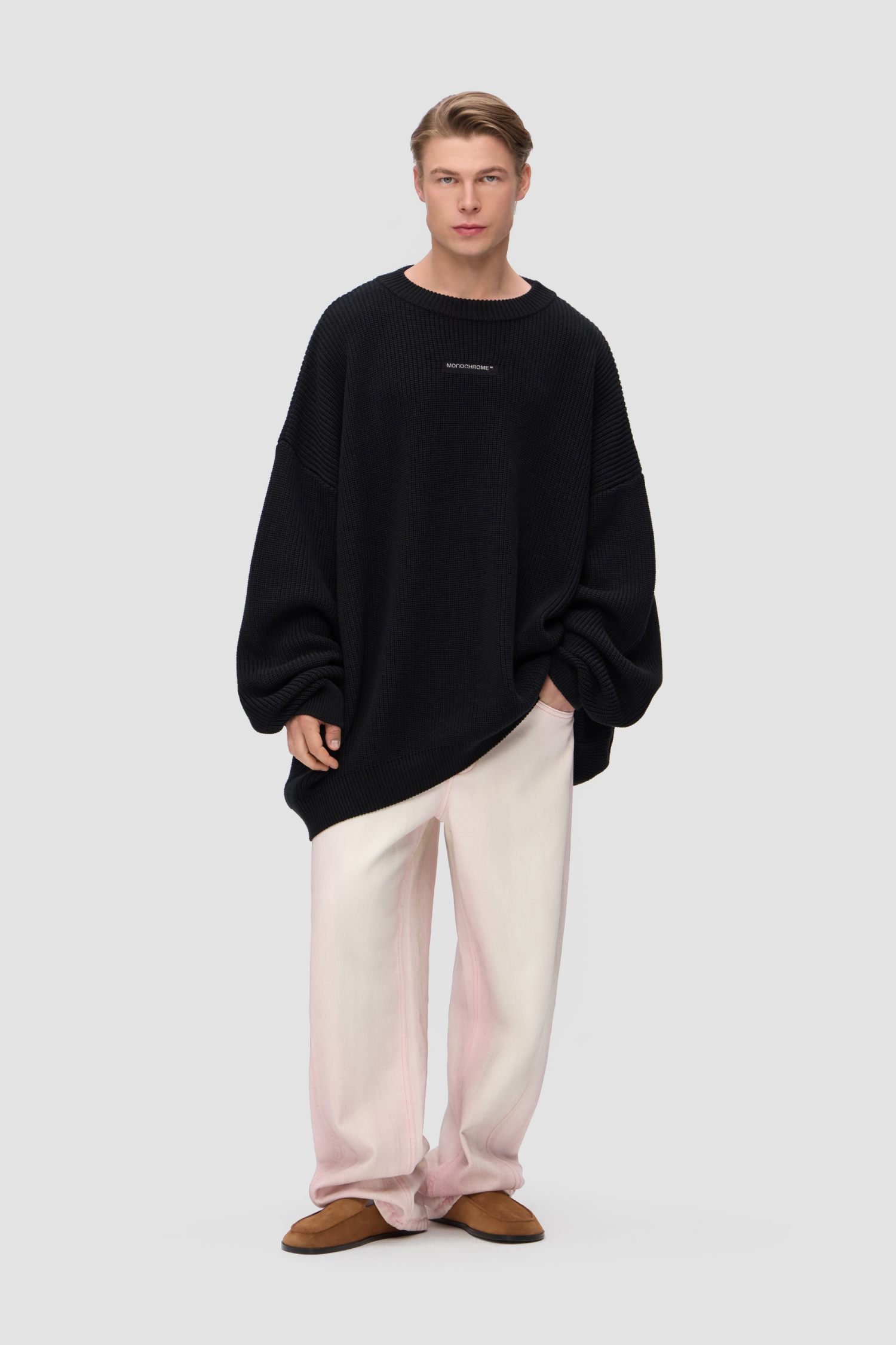 Картинка Свитер трикотажный SWEATER SOFT BLACK EXCLUSIVE от магазина