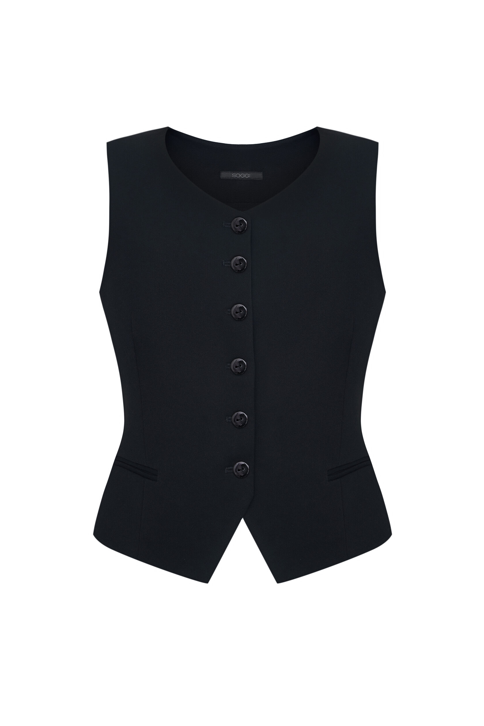 Картинка Жилет со сборкой на спинке от магазина