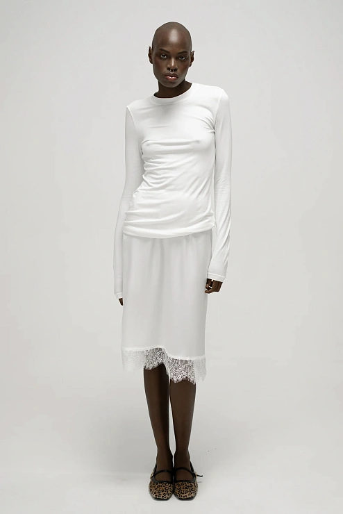 Картинка Юбка Yamoto, молочная от магазина