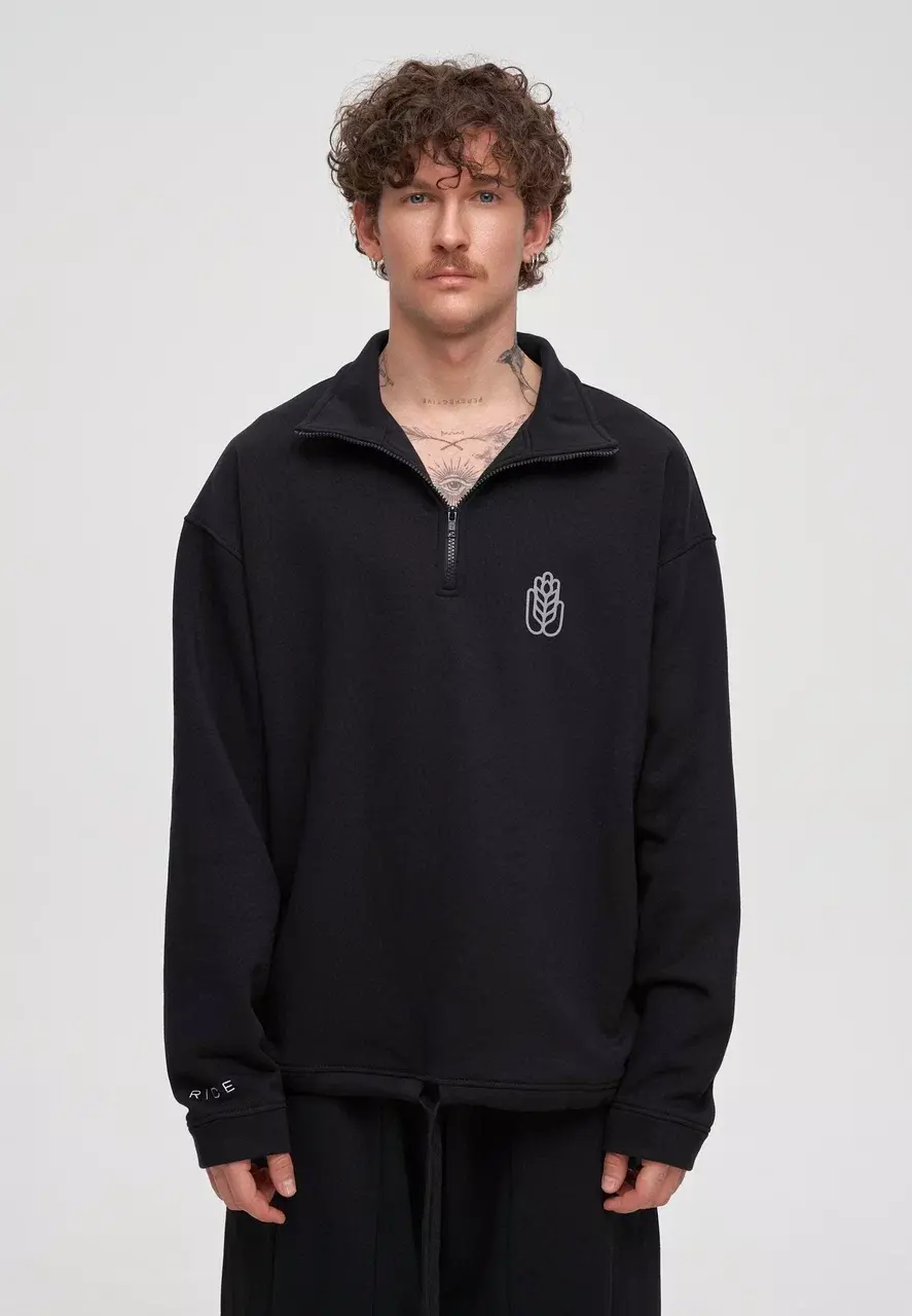 Картинка СВИТШОТ RICE HALF-ZIP от магазина