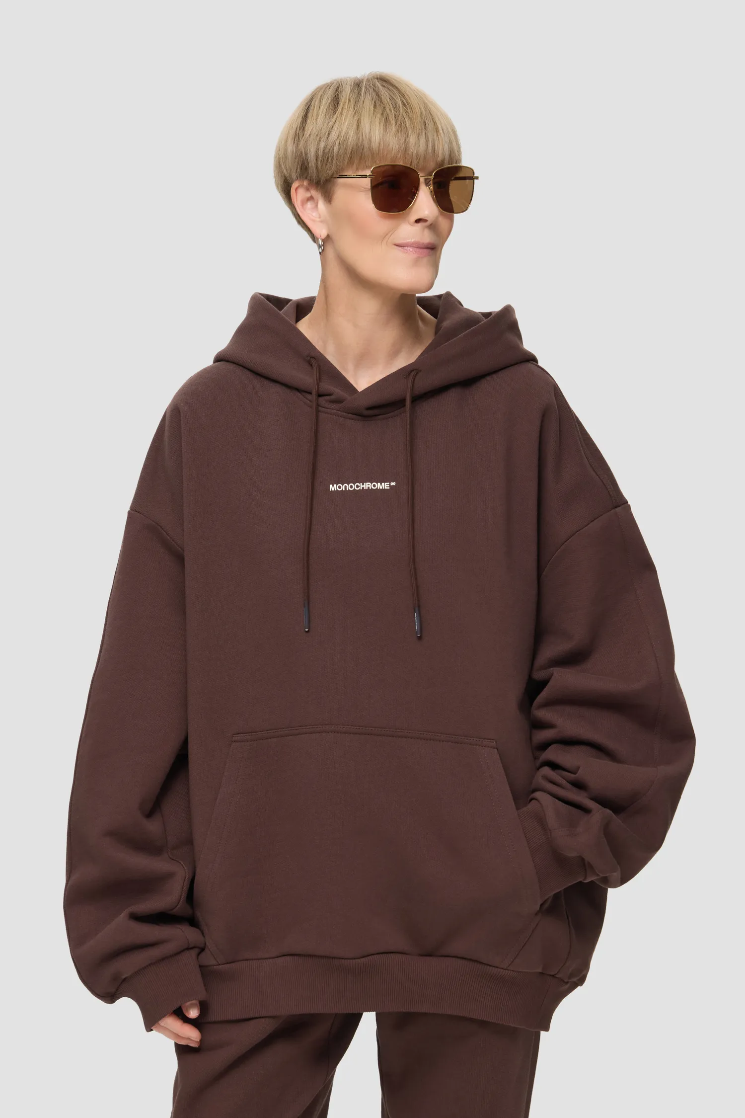 Картинка Худи трикотажное HOODIE CLASSY DARK CHOCOLATE от магазина