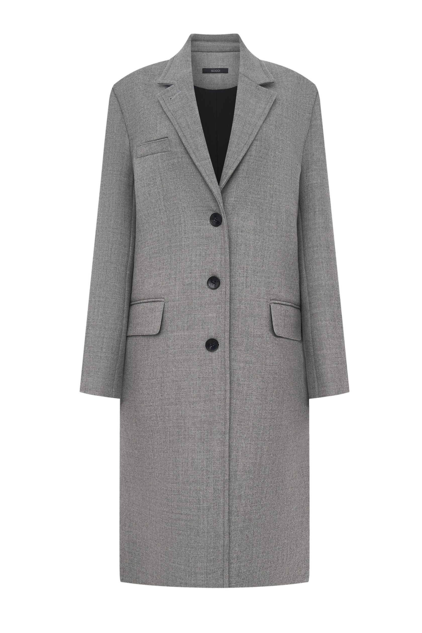 Картинка Однобортное пальто оверсайз от магазина