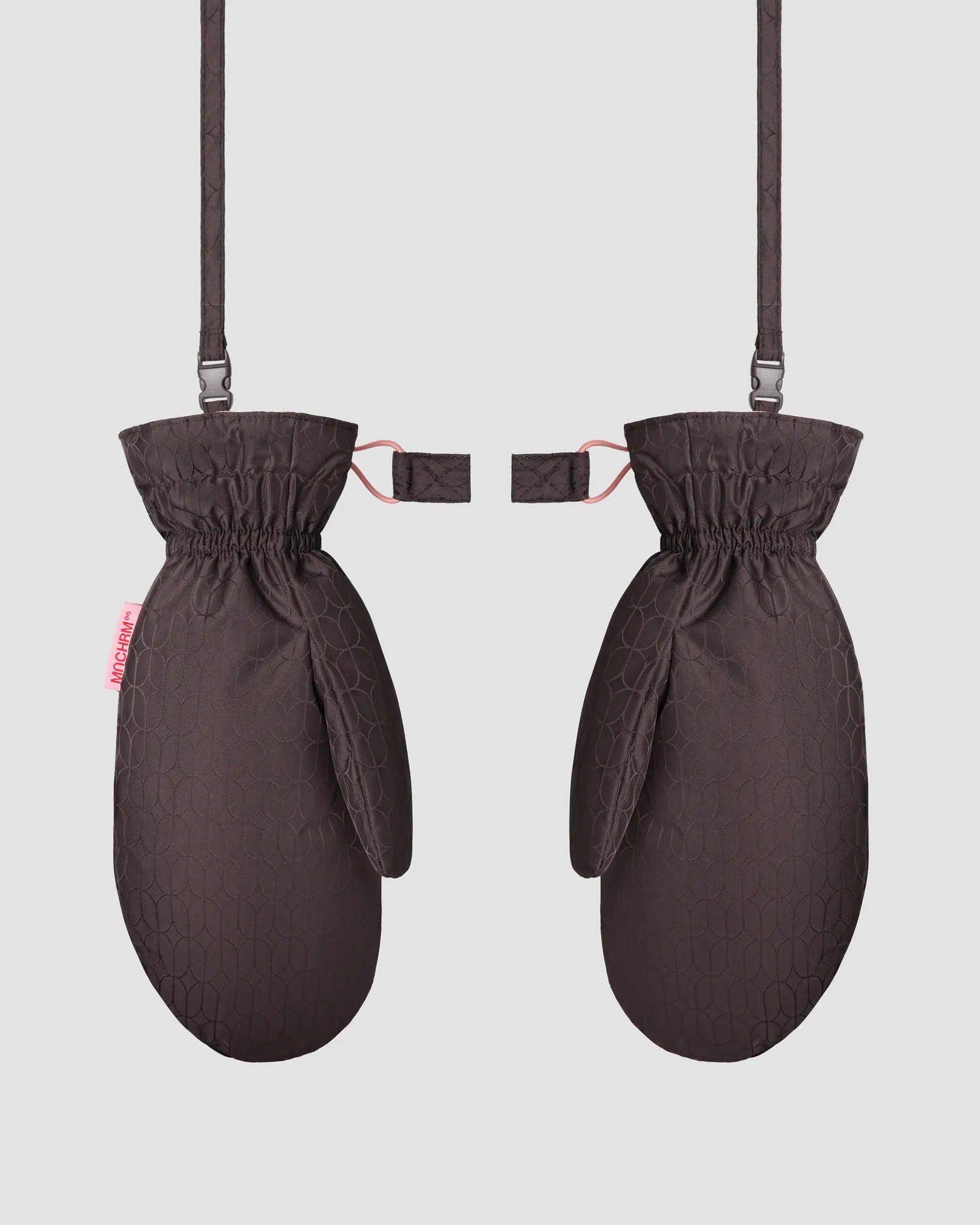 Картинка Рукавицы GLOVES JAQUARD PATTERN BROWN от магазина