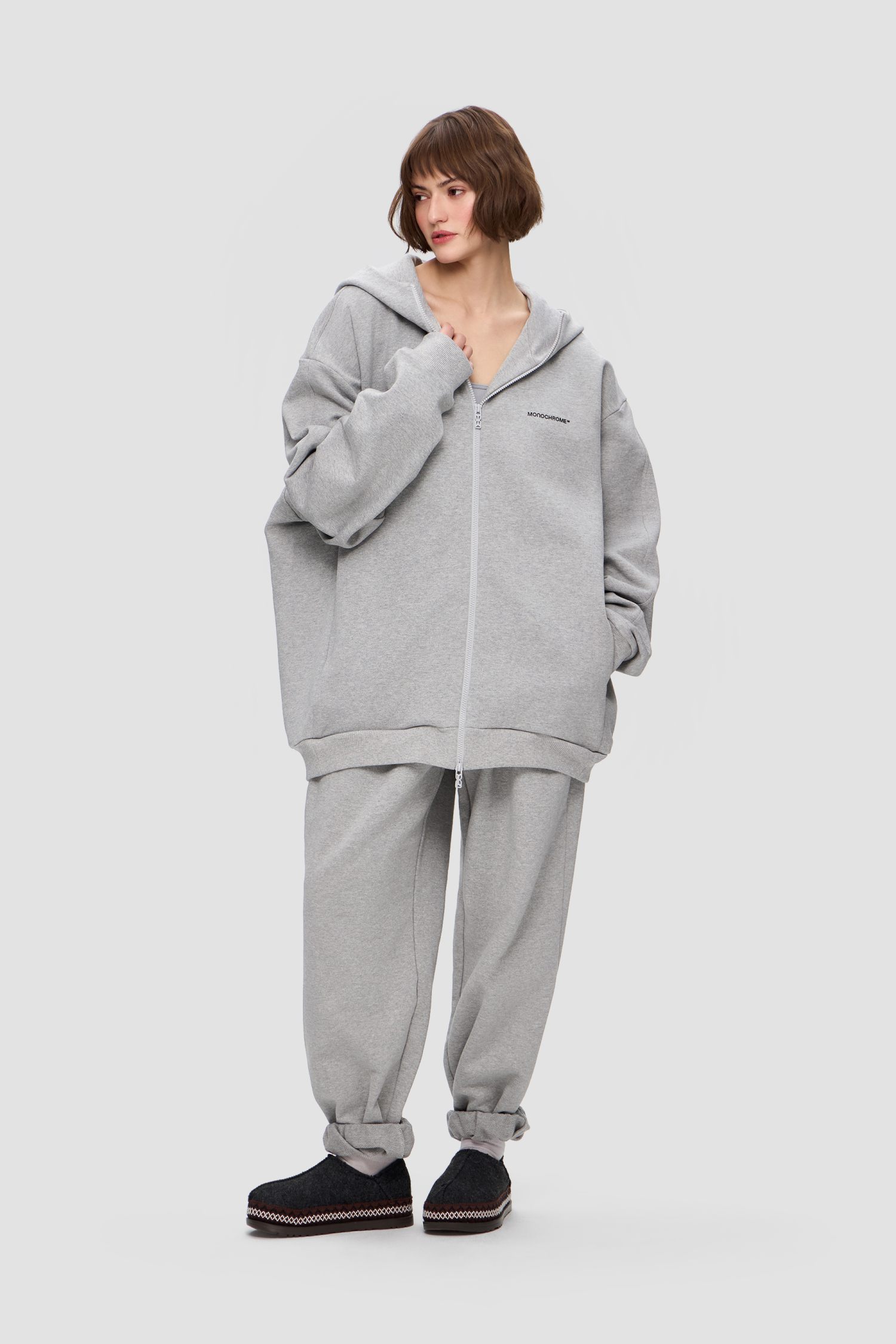 Картинка HOODIE VIBE CLASSY GREY от магазина
