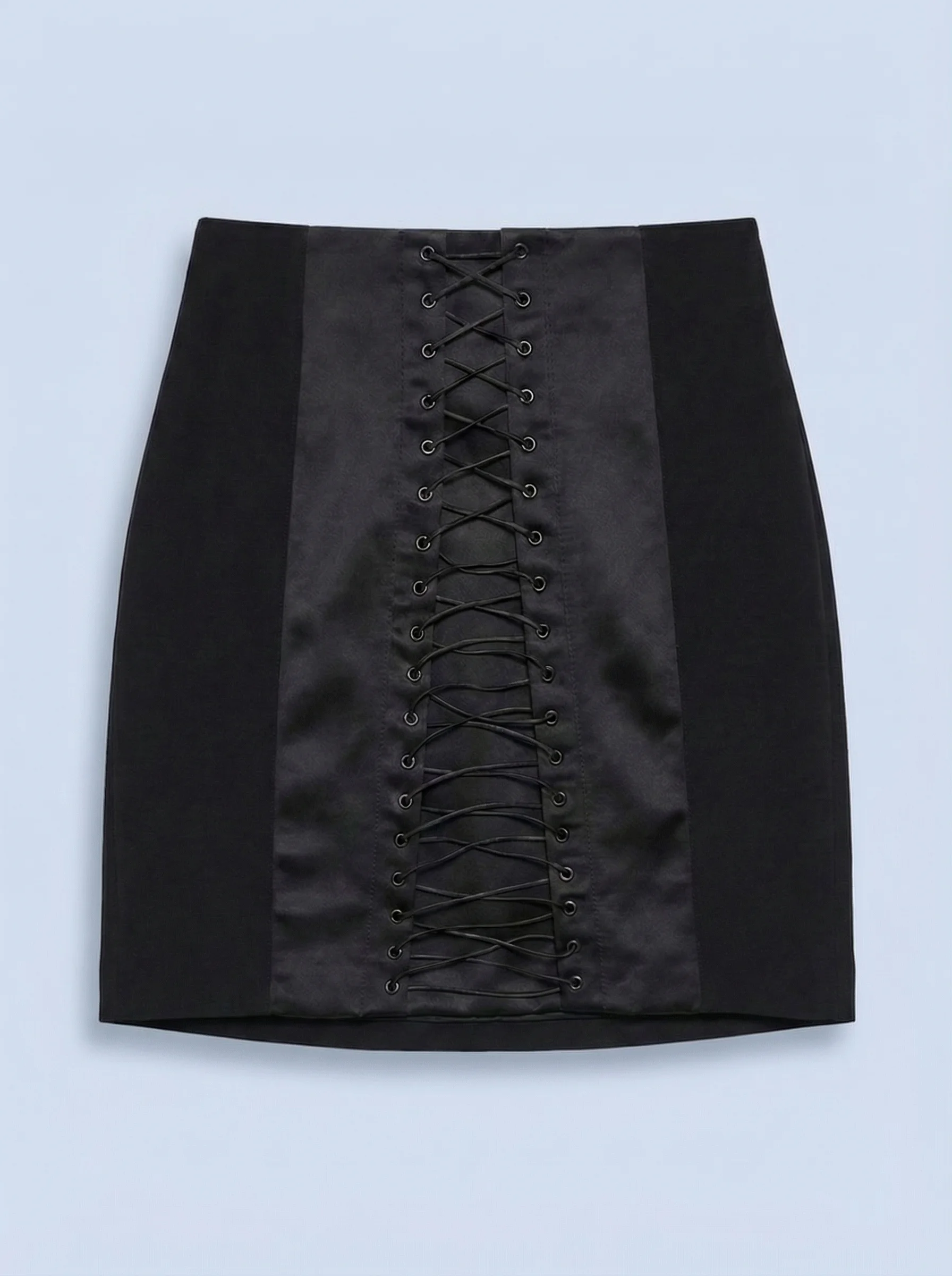 Картинка Юбка корсетная с атласом и шнуровкой от магазина