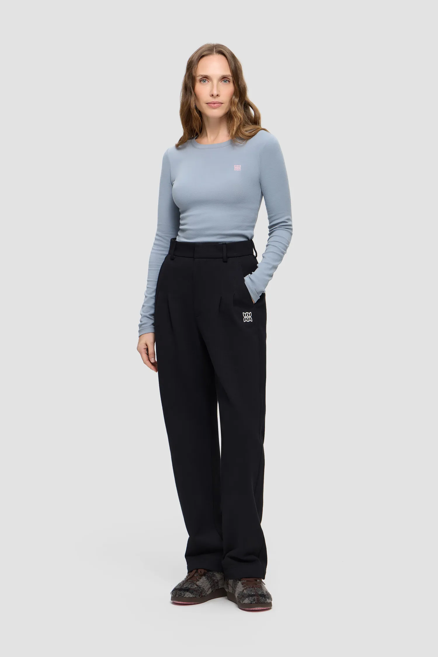 Картинка БРЮКИ FANCY PICTOGRAM BLACK от магазина