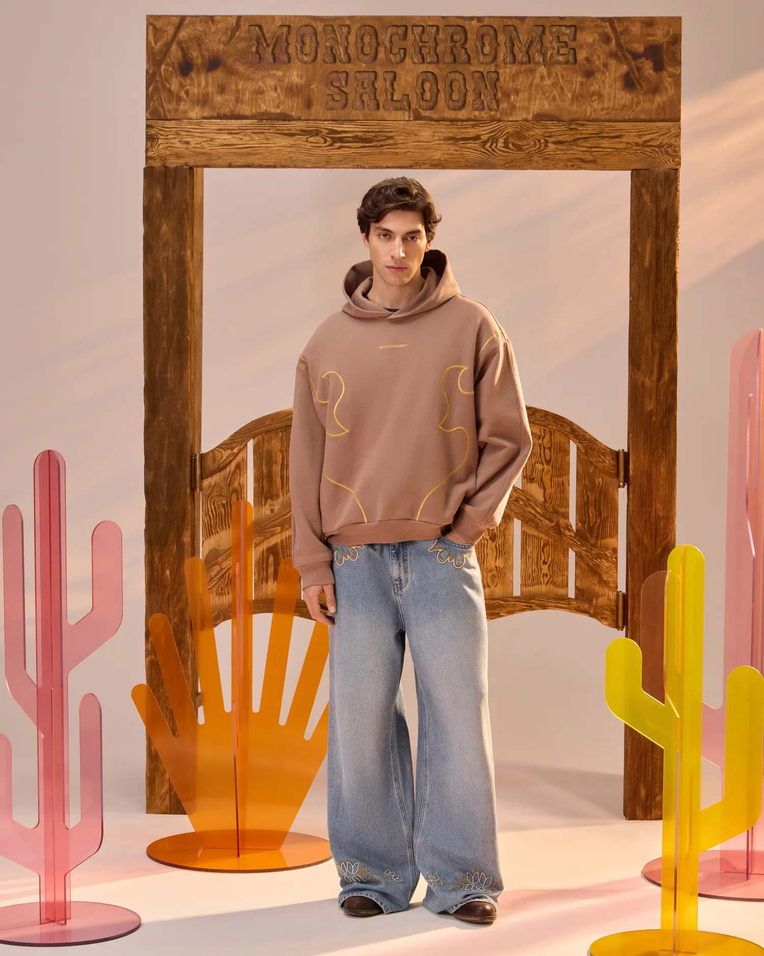 Картинка HOODIE WESTERN NUDE от магазина