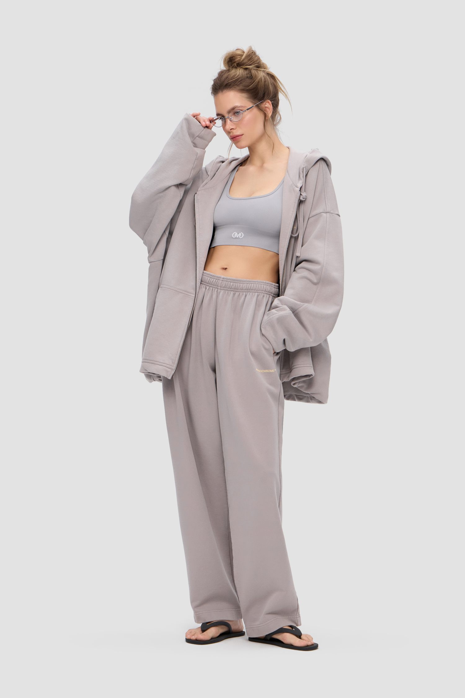 Картинка Брюки трикотажные PANTS WIDE WASHED от магазина