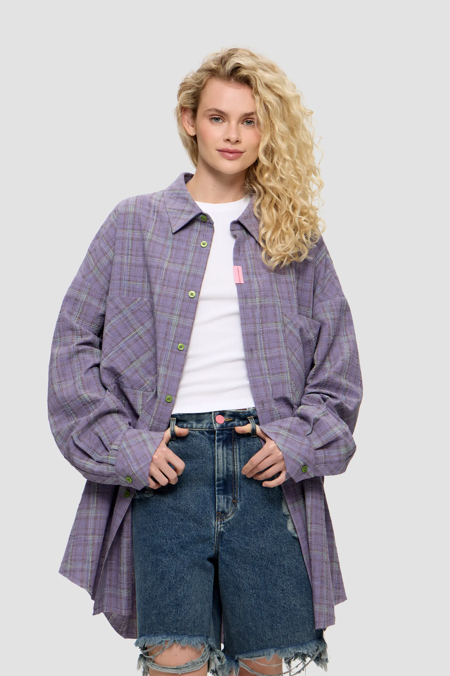 Картинка РУБАШКА CHECK VIOLET от магазина